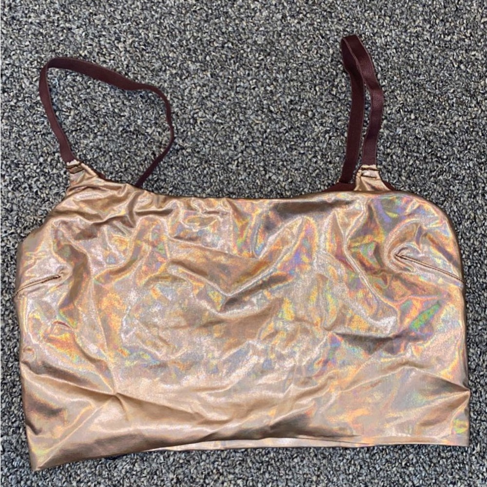 Urban Outfitters Metallic Crop Top